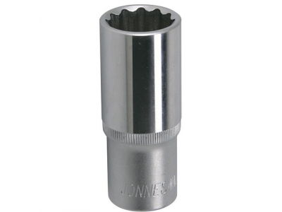 Головка торцевая глубокая 12-гранная 1/2"DR 14 мм, S04HD4714 JONNESWAY