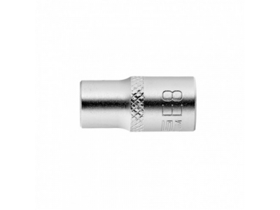 Головка торцевая 1/4, Е8, CrV Stels
