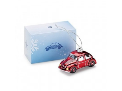 Ёлочная игрушка Volkswagen Beetle Christmas Toy, артикул 000087790B от VAG Ёлочная игрушка Volkswagen Beetle Christmas Toy, артикул 000087790B
