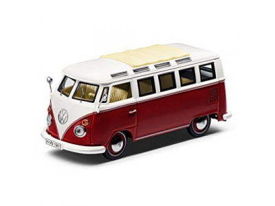 Модель автомобиля Volkswagen T1 Samba Van, Scale 1:43, Red/Cream, артикул 231099300EY3D от VAG Модель автомобиля Volkswagen T1 Samba Van, Scale 1:43, Red/Cream, артикул 231099300EY3D
